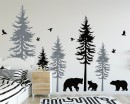 Large Woodland Pine Tree Decals